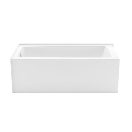 Nomad Corner 6032 AcrylX Corner Left-Hand Drain Bathtub in White - Plumbing Market