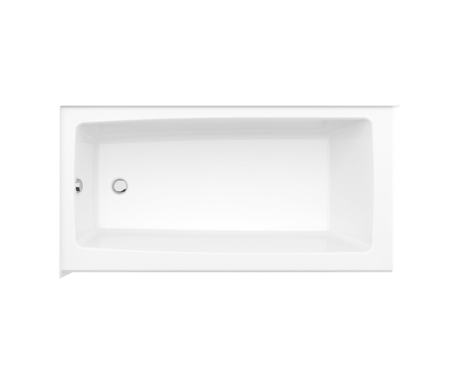 Nomad Corner 6032 AcrylX Corner Left-Hand Drain Bathtub in White - Plumbing Market