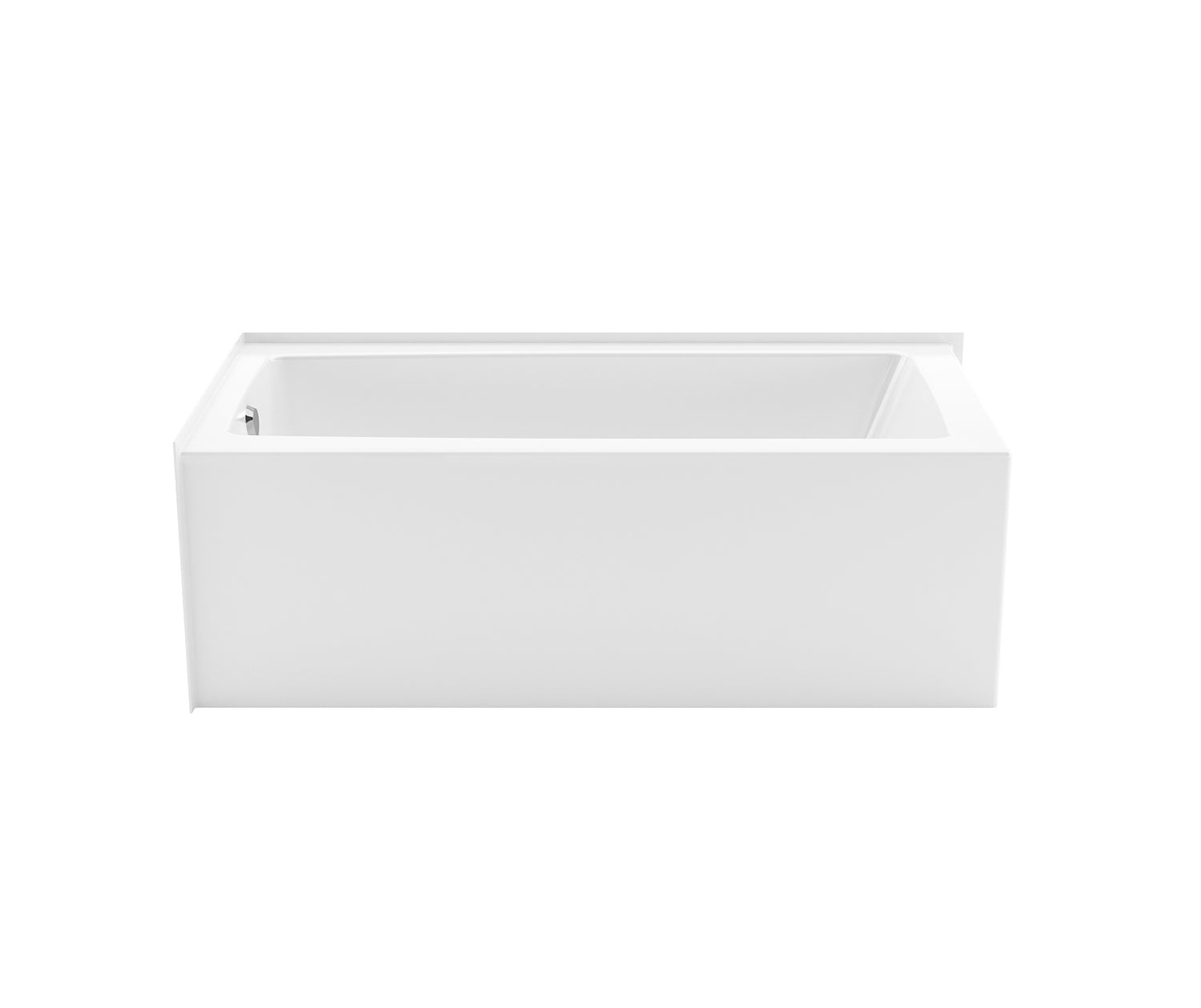 Nomad Corner 6032 AFR AcrylX Corner Left-Hand Drain Bathtub in White - Plumbing Market