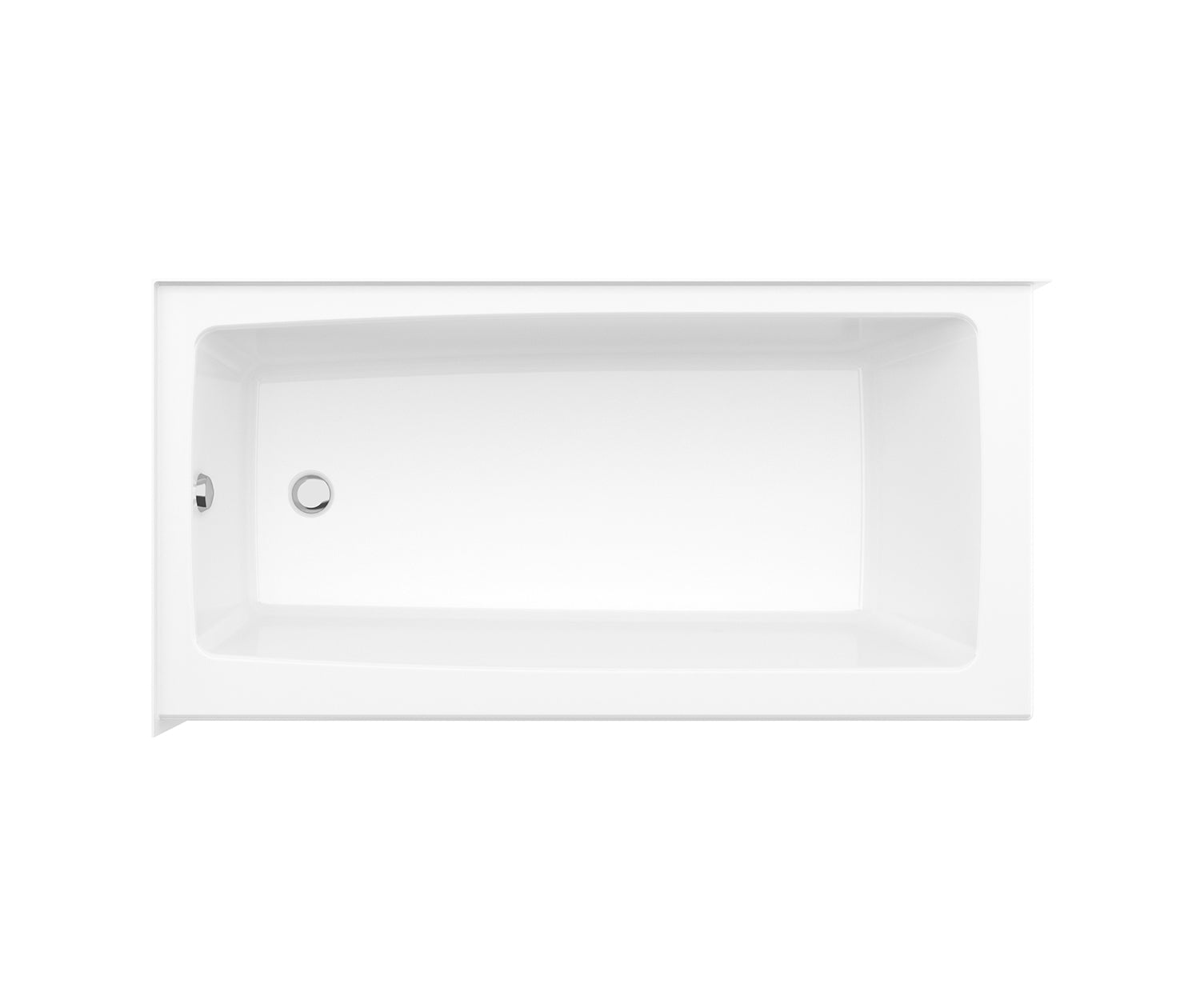 Nomad Corner 6032 AFR AcrylX Corner Left-Hand Drain Bathtub in White - Plumbing Market
