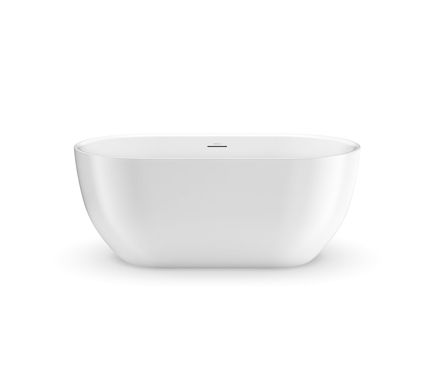 Tosca 5932 Acrylic Freestanding Center Drain Bathtub in White with White Skirt - Plumbing Market