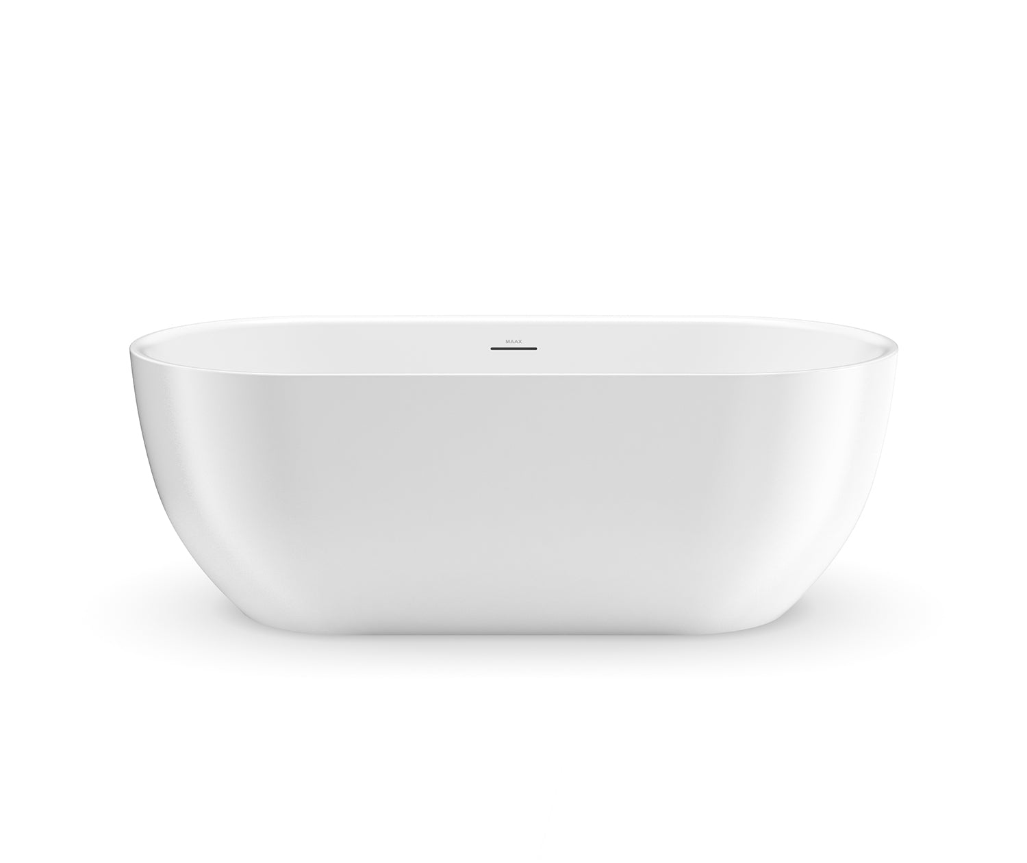 Tosca 6732 Acrylic Freestanding Center Drain Bathtub in White with White Skirt - Plumbing Market