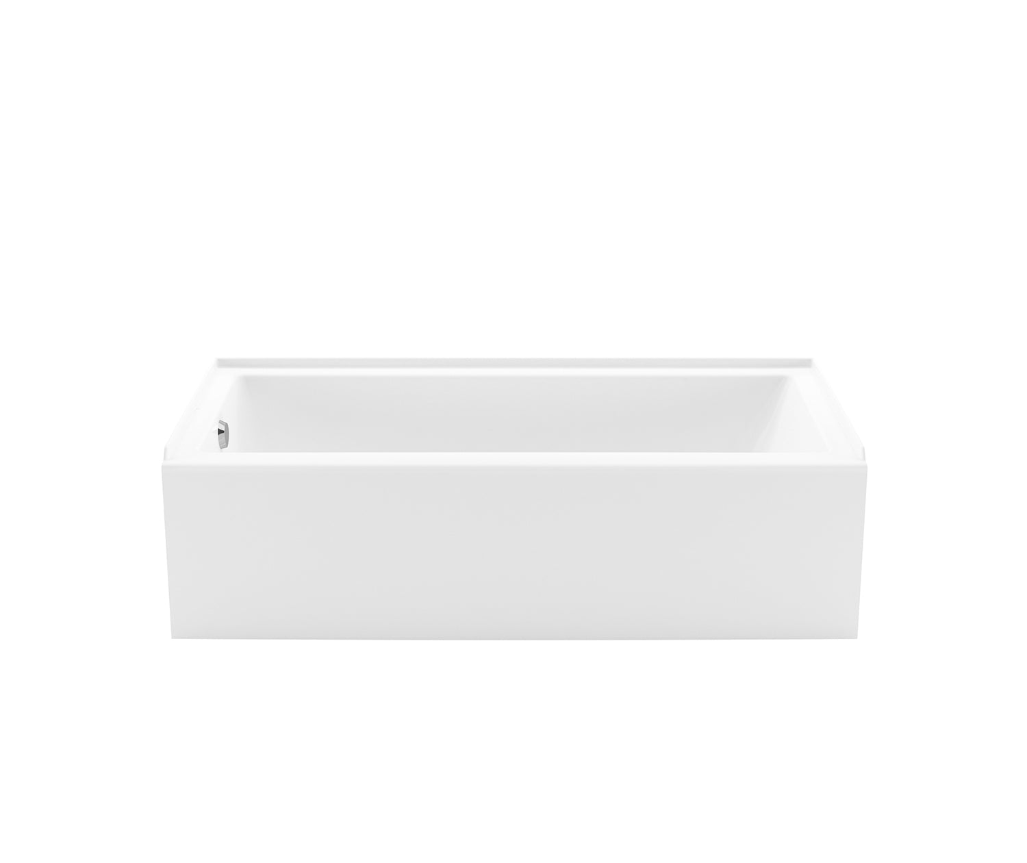 Bosca Access 6030 Acrylic Alcove Left-Hand Drain Bathtub in White - Plumbing Market