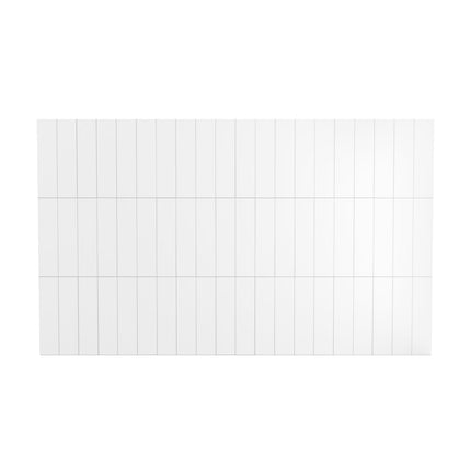 Versaline 6036 Composite Glue-up Four-Piece Shower Wall Kit in Vertical White - Plumbing Market