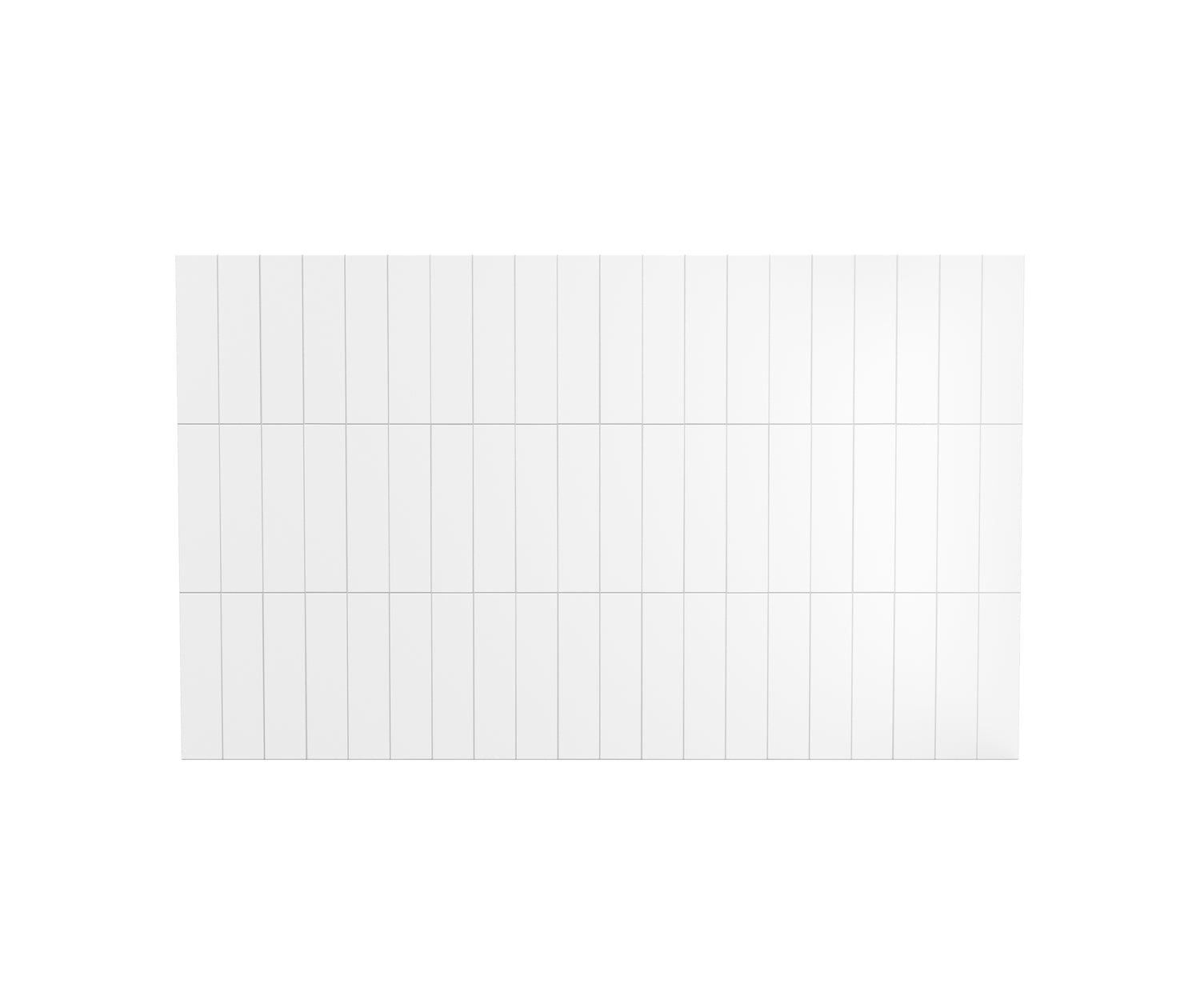 Versaline 48 in. Alcove Wall Kit - Vertical in White - Plumbing Market