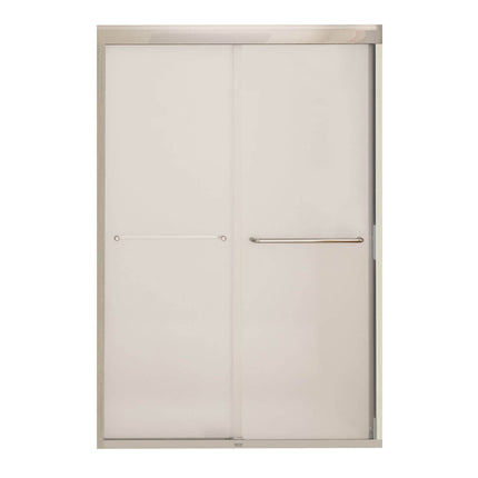 Kameleon 43-47 x 71 in. 6 mm Bypass Shower Door for Alcove Installation with Frosted glass in Chrome - Plumbing Market