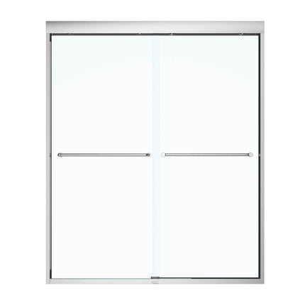 Kameleon SC 55-59 x 71 in. 6 mm Bypass Shower Door for Alcove Installation with Clear glass in Chrome - Plumbing Market