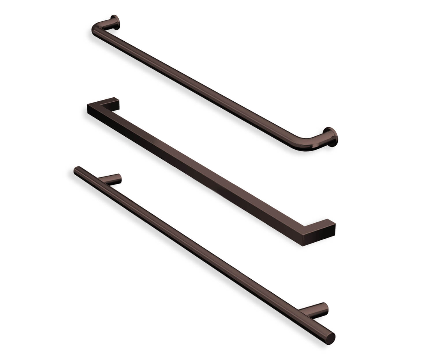 Kameleon SC 55-59 x 57 in. 8 mm Bypass Tub Door for Alcove Installation with Clear glass in Dark Bronze - Plumbing Market