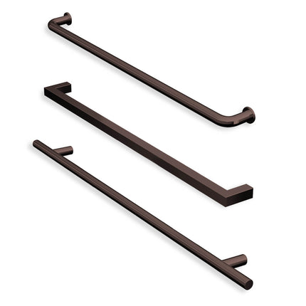 Kameleon SC 43-47 x 71 in. 8 mm Bypass Shower Door for Alcove Installation with Clear glass in Dark Bronze - Plumbing Market