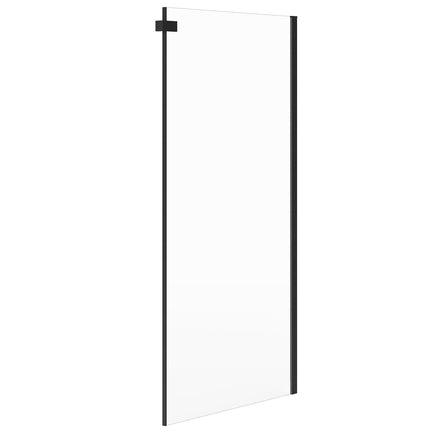 Halo Pro 60 x 32 x 78 3/4 in. 8mm Sliding Shower Door for Corner Installation with Clear glass in Matte Black - Plumbing Market