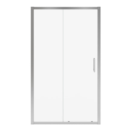 Connect Pro 45-46 ½ x 76 in. 6mm Sliding Shower Door for Alcove Installation with Clear glass in Chrome - Plumbing Market
