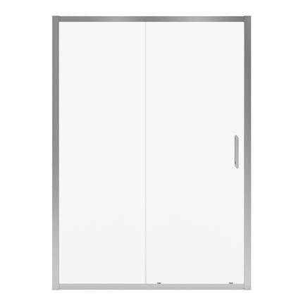 Connect Pro 55 ½-57 x 76 in. 6mm Sliding Shower Door for Alcove Installation with Clear glass in Chrome - Plumbing Market