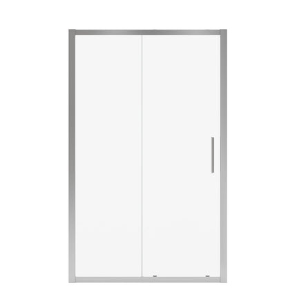 Connect 45-46 1/2 x 72 in. 6mm Sliding Shower Door for Alcove Installation with Clear glass in Chrome - Plumbing Market