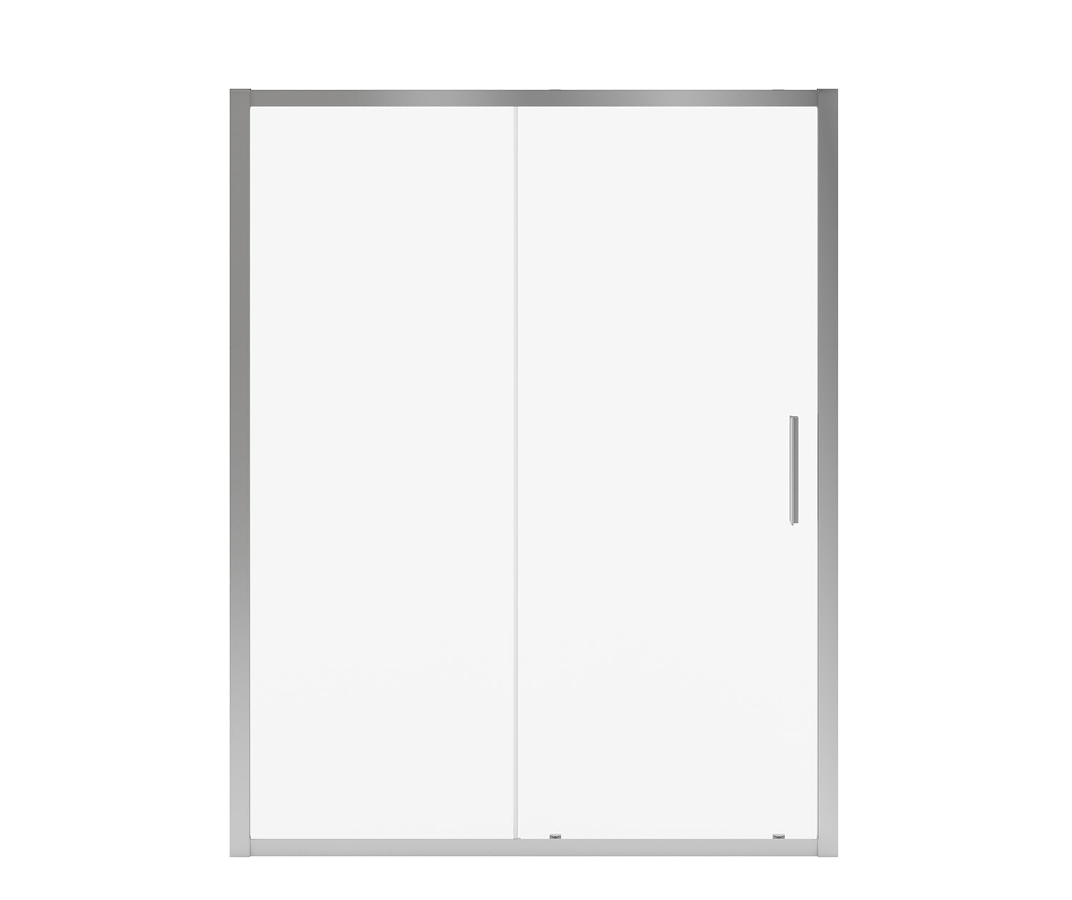 Connect 57-58 ½ x 72 in. 6mm Sliding Shower Door for Alcove Installation with Clear glass in Chrome - Plumbing Market