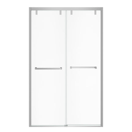 Uptown 44-47 x 76 in. 8 mm Bypass Shower Door for Alcove Installation with Clear glass in Chrome - Plumbing Market