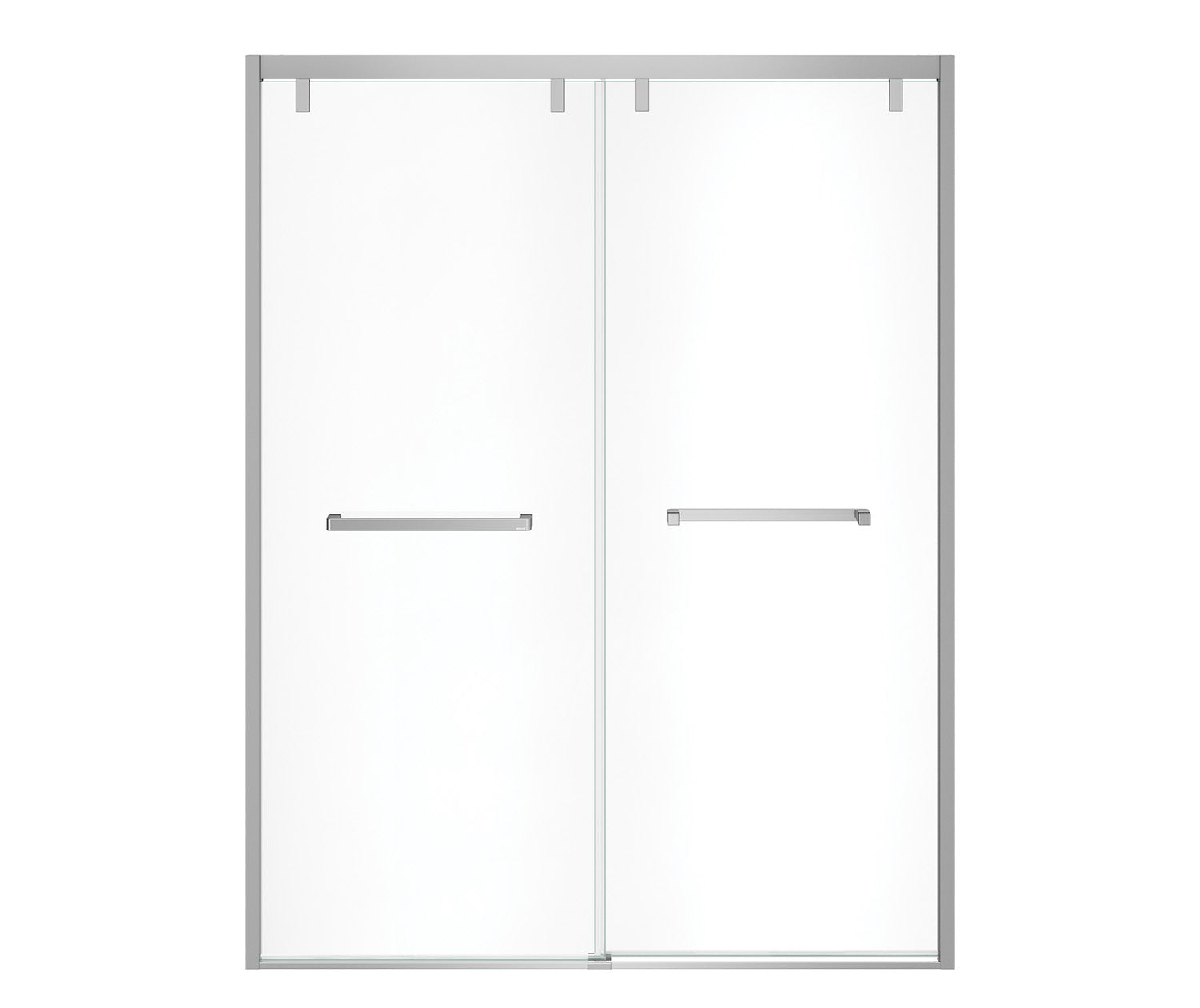 Uptown 56-59 x 76 in. 8 mm Bypass Shower Door for Alcove Installation with Clear glass in Chrome - Plumbing Market