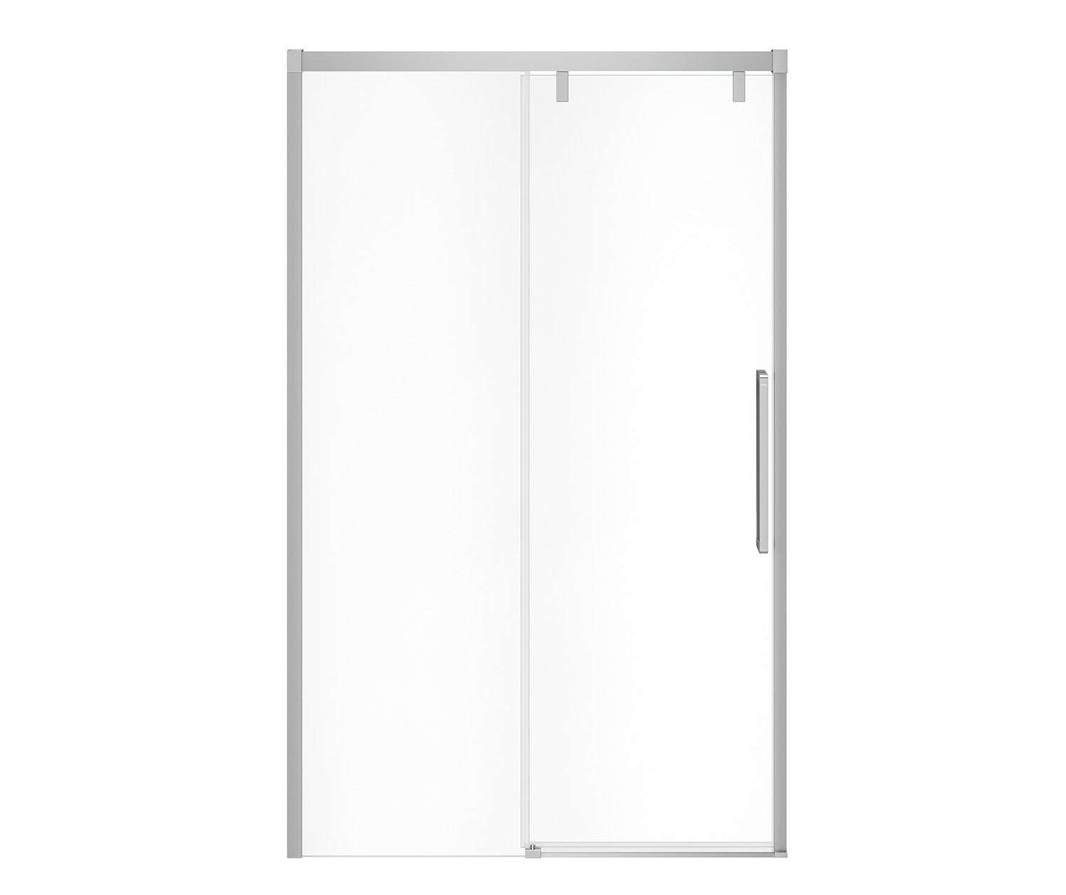 Uptown 44-47 x 76 in. 8 mm Sliding Shower Door for Alcove Installation with Clear glass in Chrome - Plumbing Market