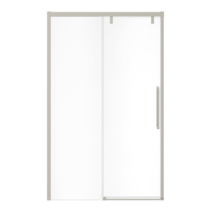 Uptown 44-47 x 76 in. 8 mm Sliding Shower Door for Alcove Installation with Clear glass in Brushed Nickel - Plumbing Market