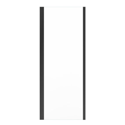 Maax Uptown Return Panel for 36 in. Base with Clear glass in Matte Black 135328-900-340-000 - Plumbing Market