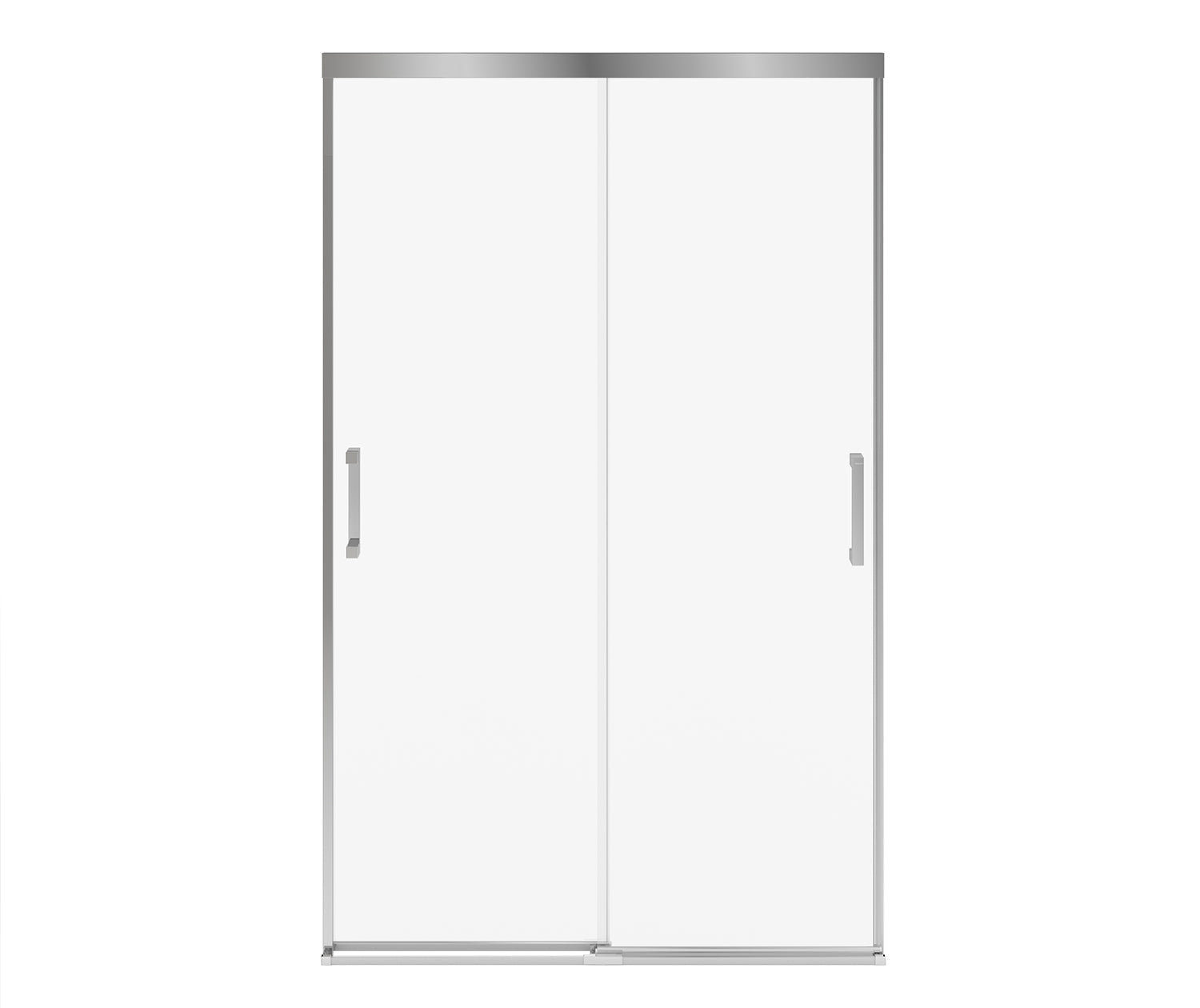 Incognito 76 44-47 x 76 in. 8mm Bypass Shower Door for Alcove Installation with Clear glass in Chrome - Plumbing Market