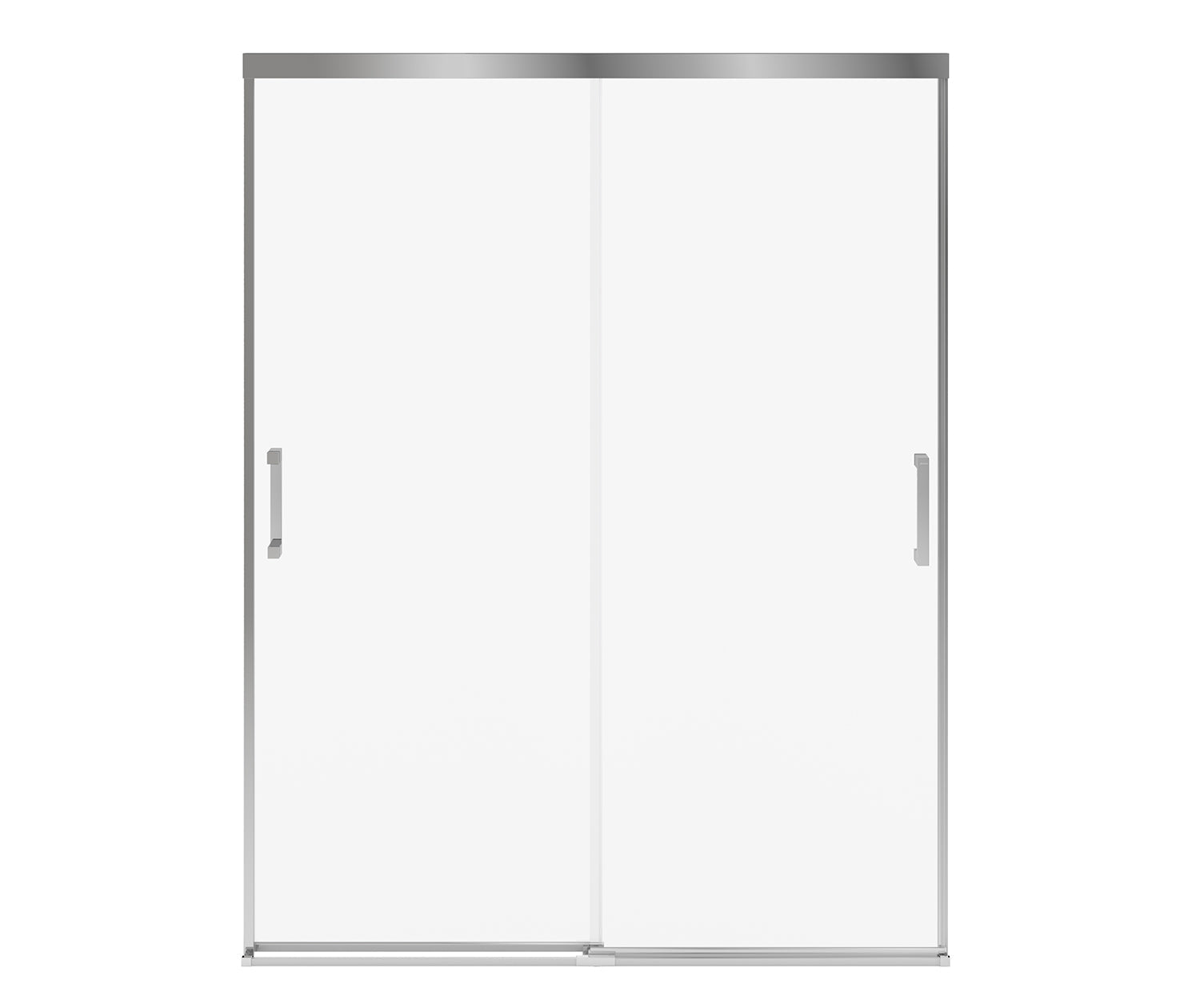 Incognito 76 56-59 x 76 in. 8mm Bypass Shower Door for Alcove Installation with Clear glass in Chrome - Plumbing Market