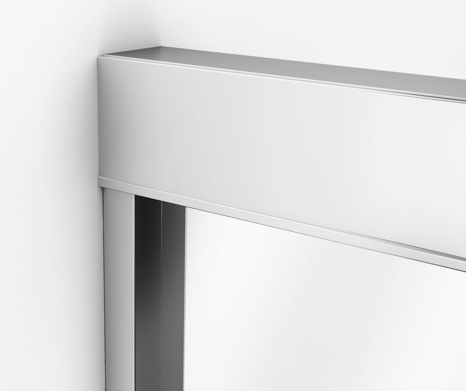 Aura 51-55 x 57 in. 6 mm Bypass Tub Door for Alcove Installation with Clear glass in Chrome - Plumbing Market