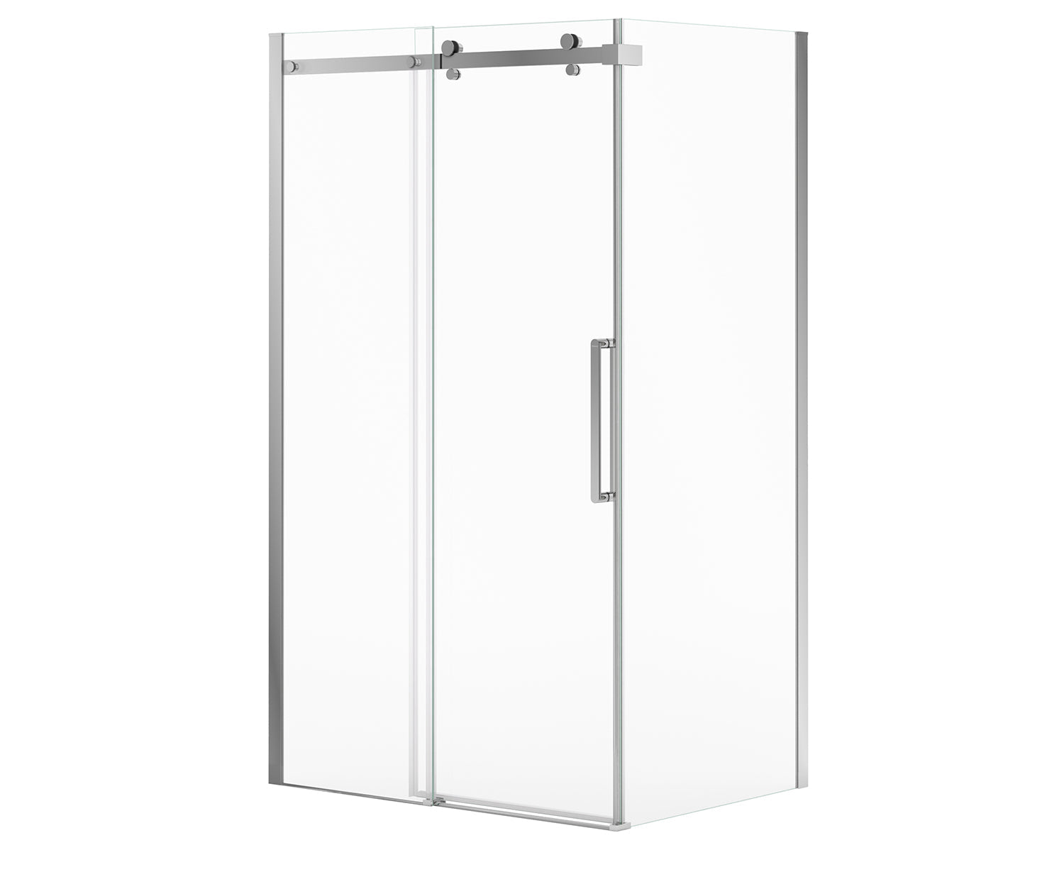Halo Pro GS Return Panel for 32 in. Base with GlassShield® glass in Chrome - Plumbing Market