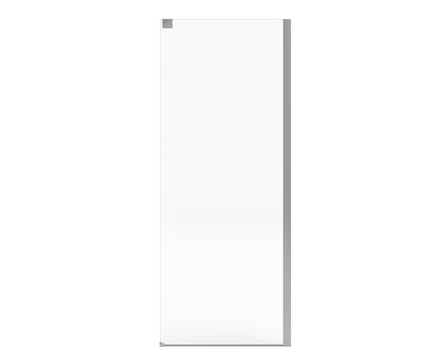 Incognito 76 Return Panel for 32 in. Base with Clear glass in Chrome - Plumbing Market