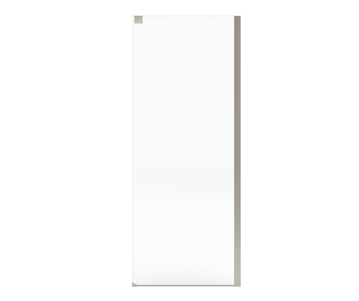Incognito 76 Return Panel for 32 in. Base with Clear glass in Brushed Nickel - Plumbing Market