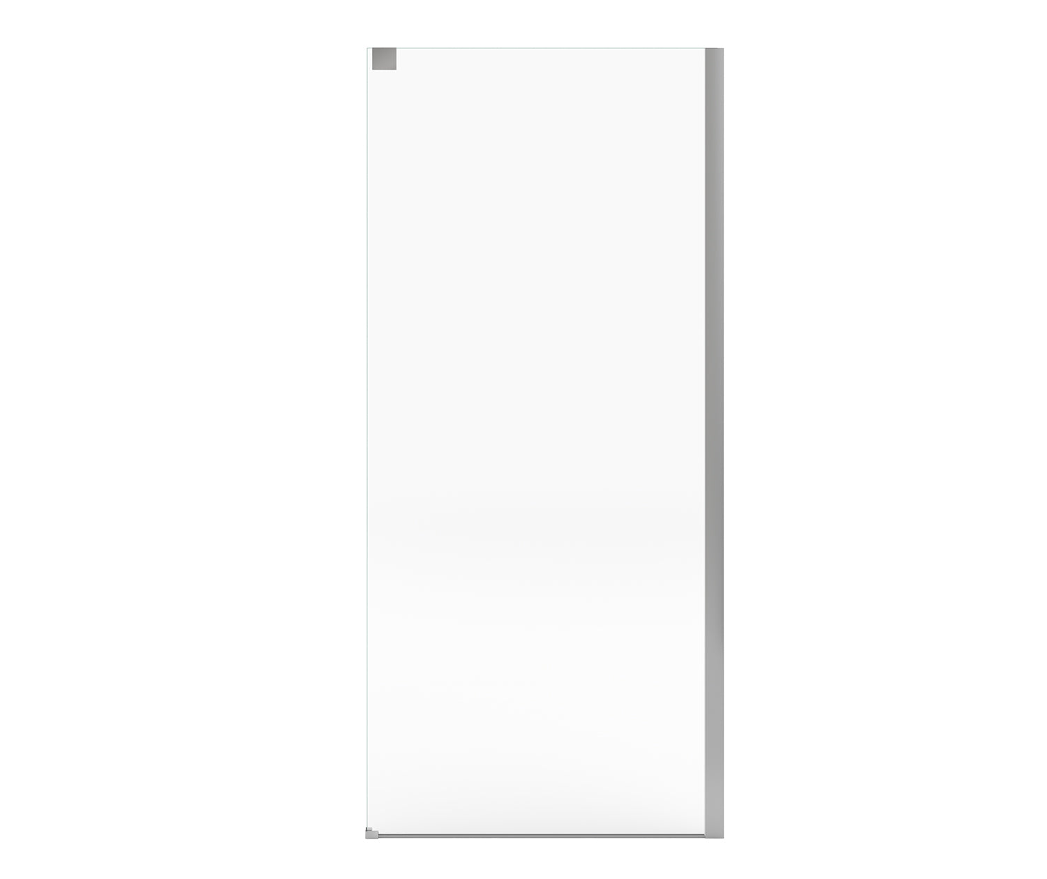 Incognito 76 Return Panel for 36 in. Base with Clear glass in Chrome - Plumbing Market