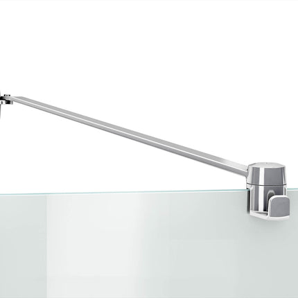 Reveal 71 44-47 x 71 ½ in. 8mm Pivot Shower Door for Alcove Installation with Clear glass in Chrome - Plumbing Market