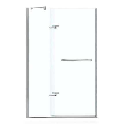 Reveal 71 44-47 x 71 ½ in. 8mm Pivot Shower Door for Alcove Installation with Clear glass in Chrome - Plumbing Market