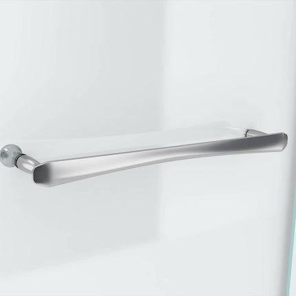 Reveal 71 44-47 x 71 ½ in. 8mm Pivot Shower Door for Alcove Installation with Clear glass in Chrome - Plumbing Market