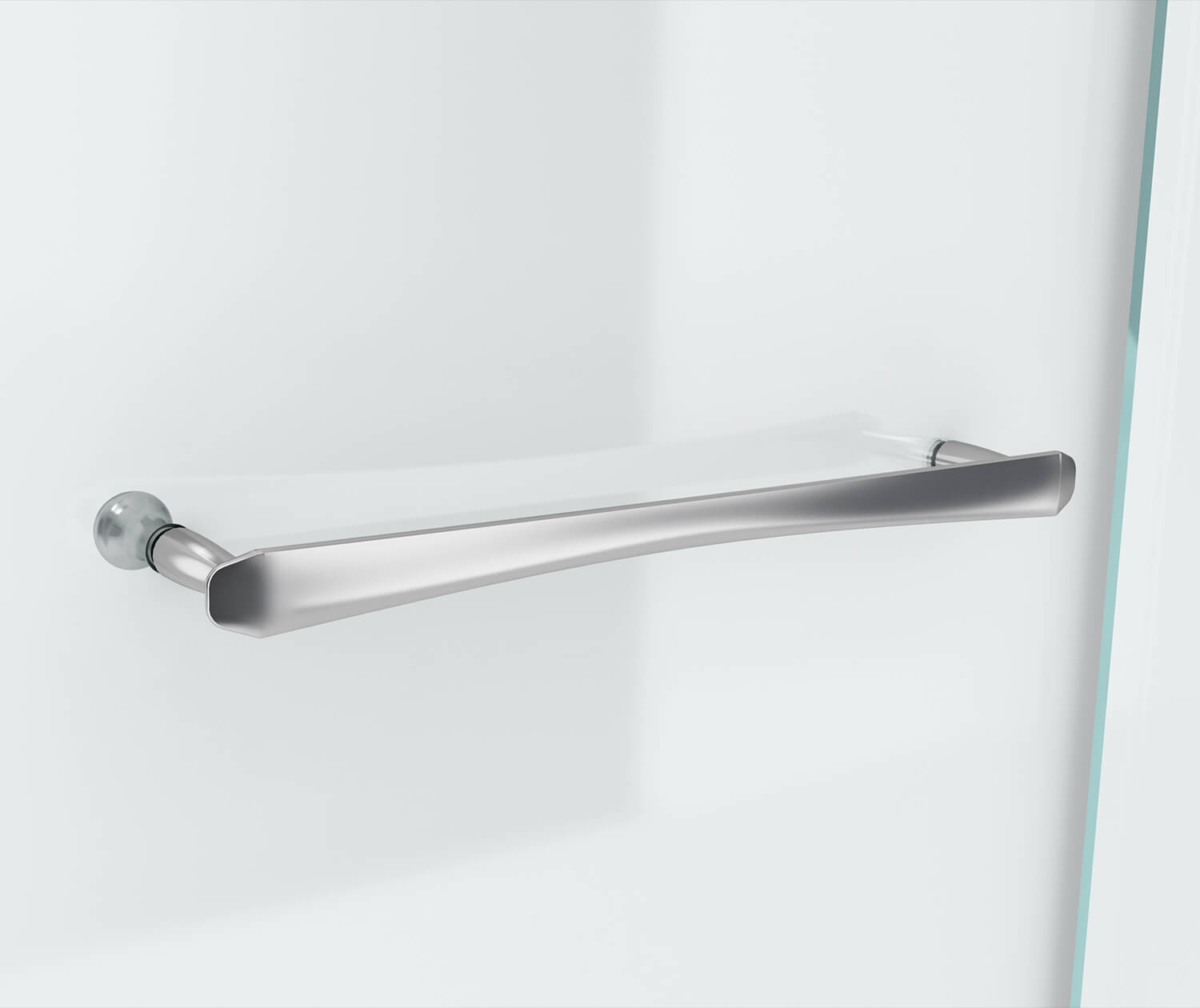 Reveal 71 44-47 x 71 ½ in. 8mm Pivot Shower Door for Alcove Installation with Clear glass in Chrome - Plumbing Market
