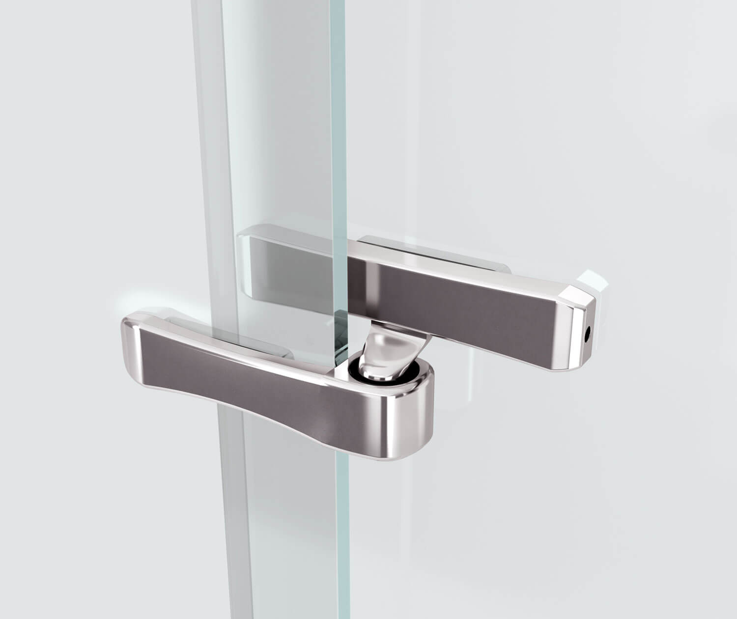 Reveal 71 56-59 x 71 ½ in. 8mm Pivot Shower Door for Alcove Installation with Clear glass in Chrome - Plumbing Market