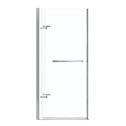 Reveal 71 32 ½-35 ½ x 71 ½ in. 8mm Pivot Shower Door for Alcove Installation with Clear glass in Chrome - Plumbing Market
