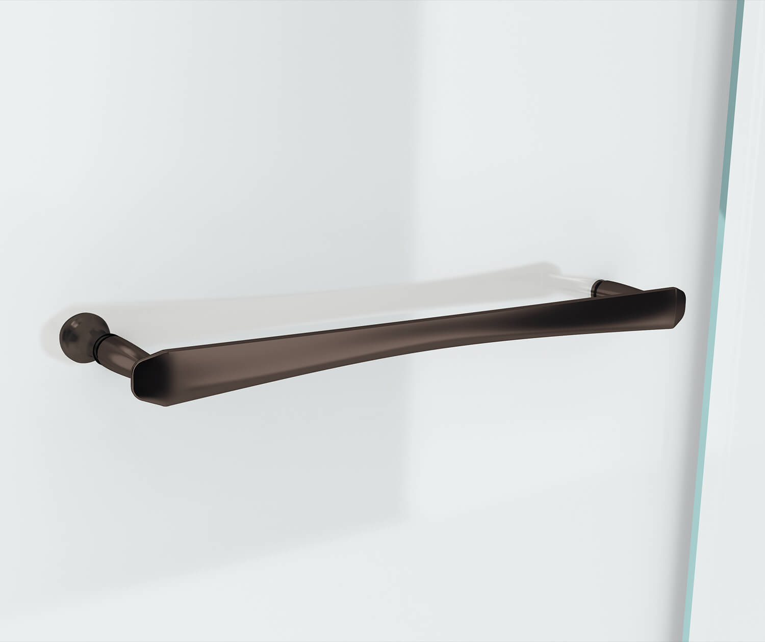 Reveal 71 32 ½-35 ½ x 71 ½ in. 8mm Pivot Shower Door for Alcove Installation with Clear glass in Dark Bronze - Plumbing Market