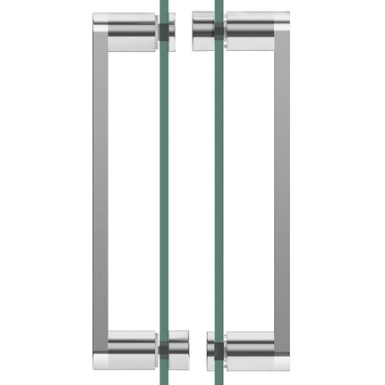 Revelation Round 56-59 x 70 ½-73 in. 8mm Bypass Shower Door for Alcove Installation with Clear glass in Chrome - Plumbing Market