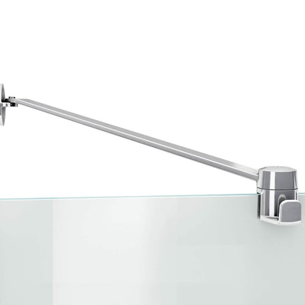 Reveal 71 51 ½-54 ½ x 71 ½ in. 8mm Pivot Shower Door for Alcove Installation with Clear glass in Chrome - Plumbing Market