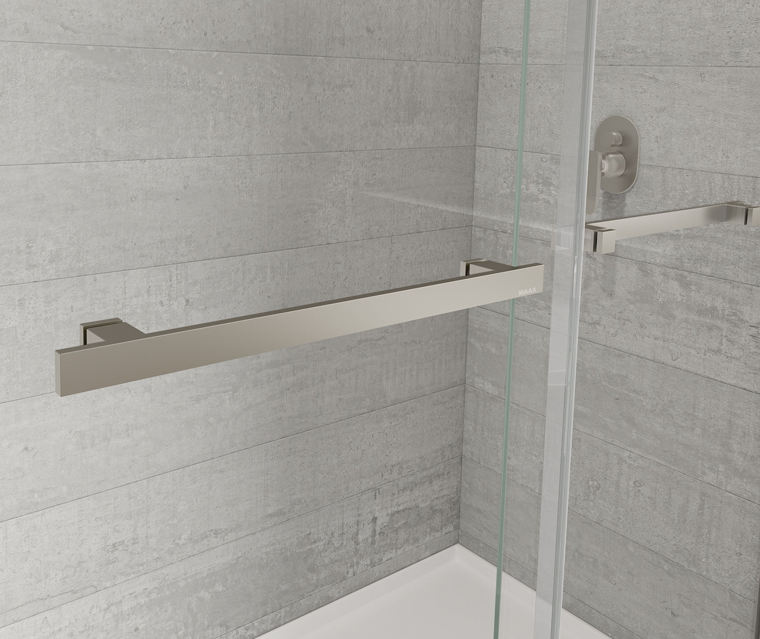 Duel Alto 44-47 X 78 in. 8mm Bypass Shower Door for Alcove Installation with GlassShield® glass in Brushed Nickel - Plumbing Market
