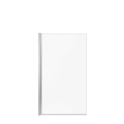Axial Square 34 x 58 in. 8 mm Tub Screen for Alcove Installation with Clear glass in Chrome - Plumbing Market