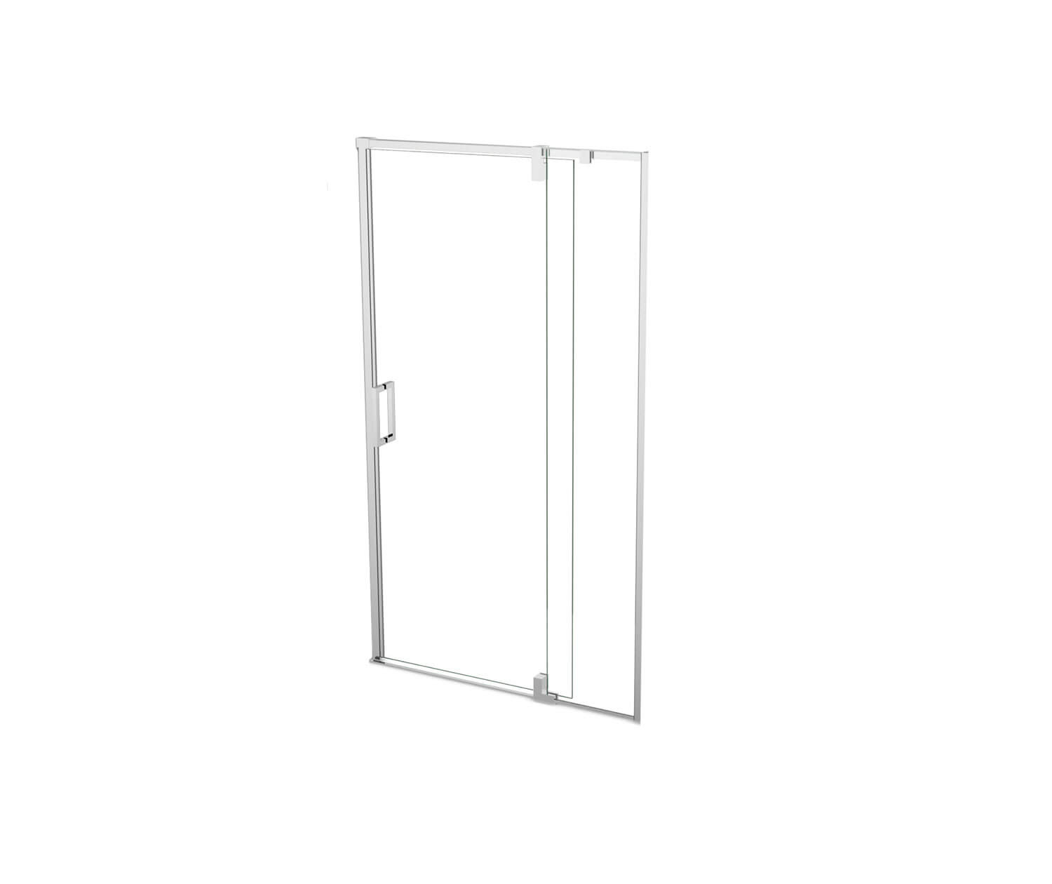ModulR 48 x 78 in. 8 mm Pivot Shower Door for Alcove Installation with Clear glass in Chrome - Plumbing Market