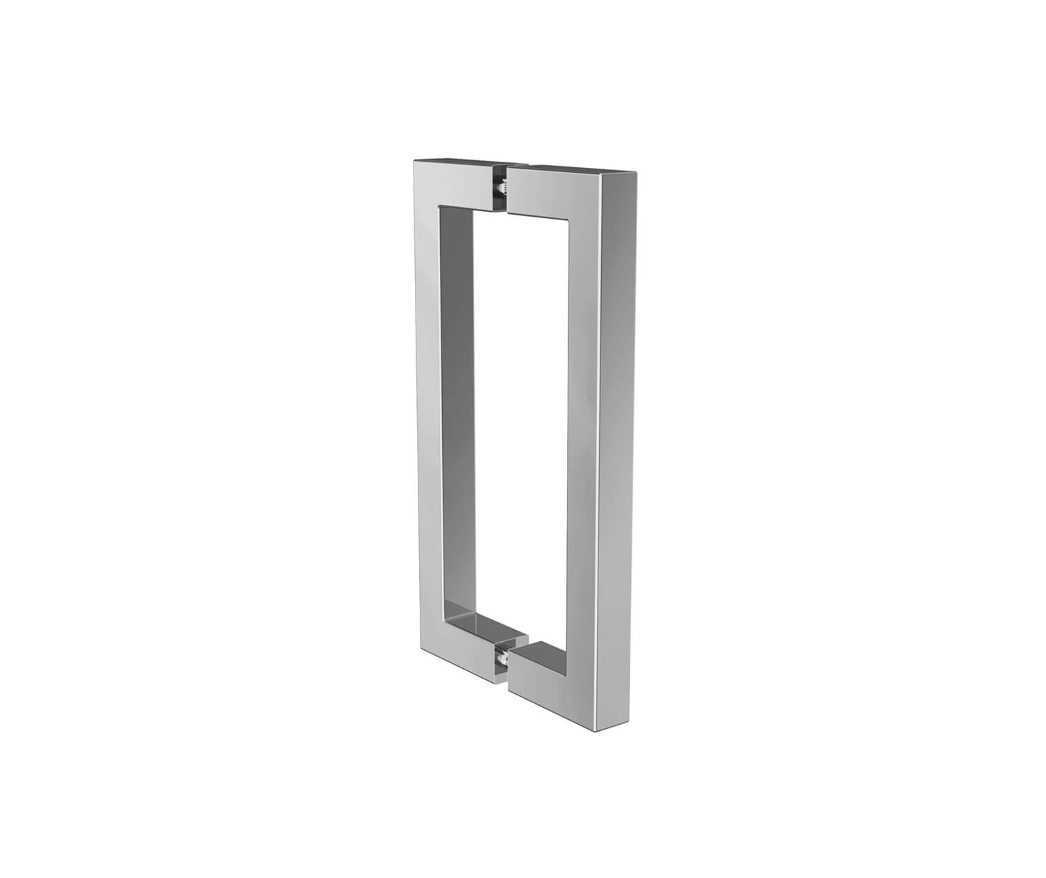 ModulR 48 x 34 x 78 in. 8mm Pivot Shower Door for Corner Installation with Clear glass in Chrome - Plumbing Market