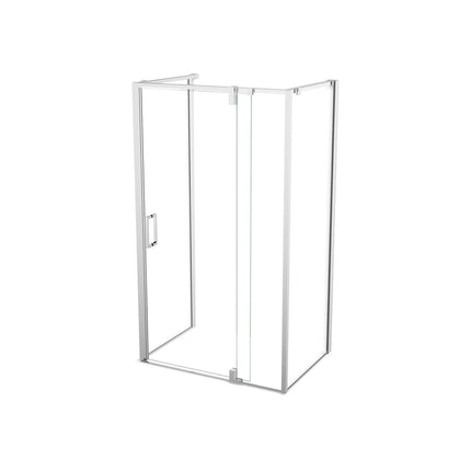 ModulR 48 x 32 x 78 in. 8mm Pivot Shower Door for Wall-mount Installation with Clear glass in Chrome - Plumbing Market