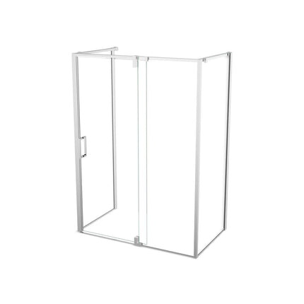 ModulR 60 x 36 x 78 in. 8mm Pivot Shower Door for Wall-mount Installation with Clear glass in Chrome - Plumbing Market