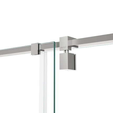 ModulR 2 32 x 78 in. 8mm Pivot Shower Door for Tunnel Installation with Clear glass in Chrome - Plumbing Market