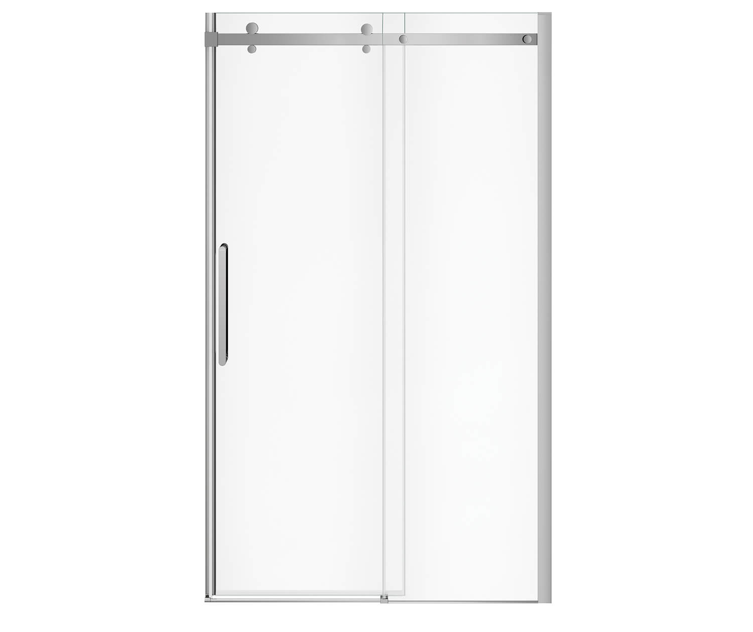 Halo Pro GS 44 ½-47 x 78 ¾ in. 8mm Sliding Shower Door for Alcove Installation with GlassShield® glass in Chrome - Plumbing Market