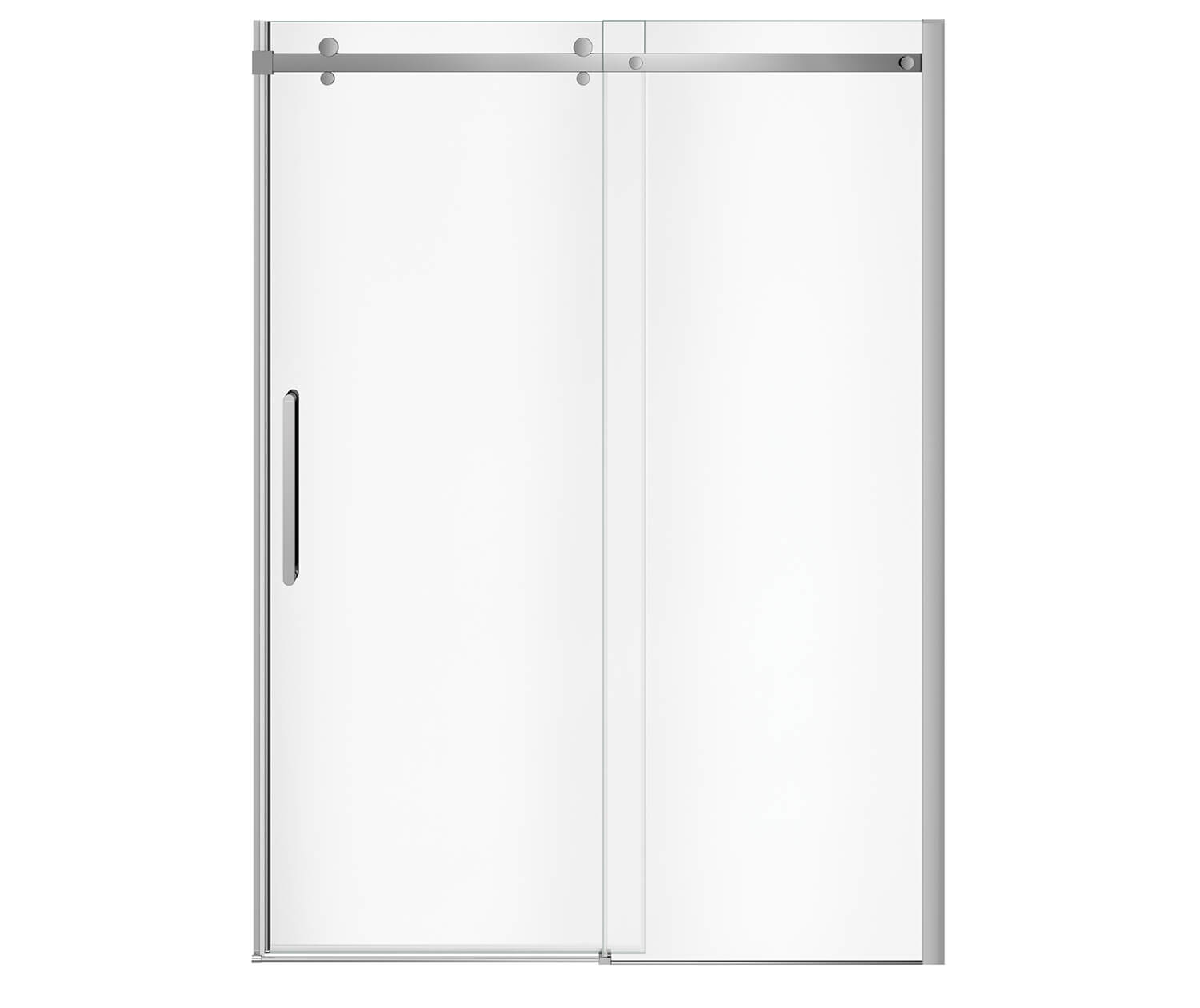 Halo Pro GS 56 ½-59 x 78 ¾ in. 8mm Sliding Shower Door for Alcove Installation with GlassShield® glass in Chrome - Plumbing Market