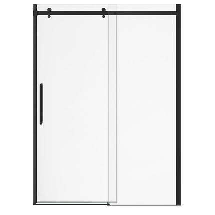 Halo Pro GS 56 ½-59 x 78 ¾ in. 8mm Sliding Shower Door for Alcove Installation with GlassShield® glass in Matte Black - Plumbing Market