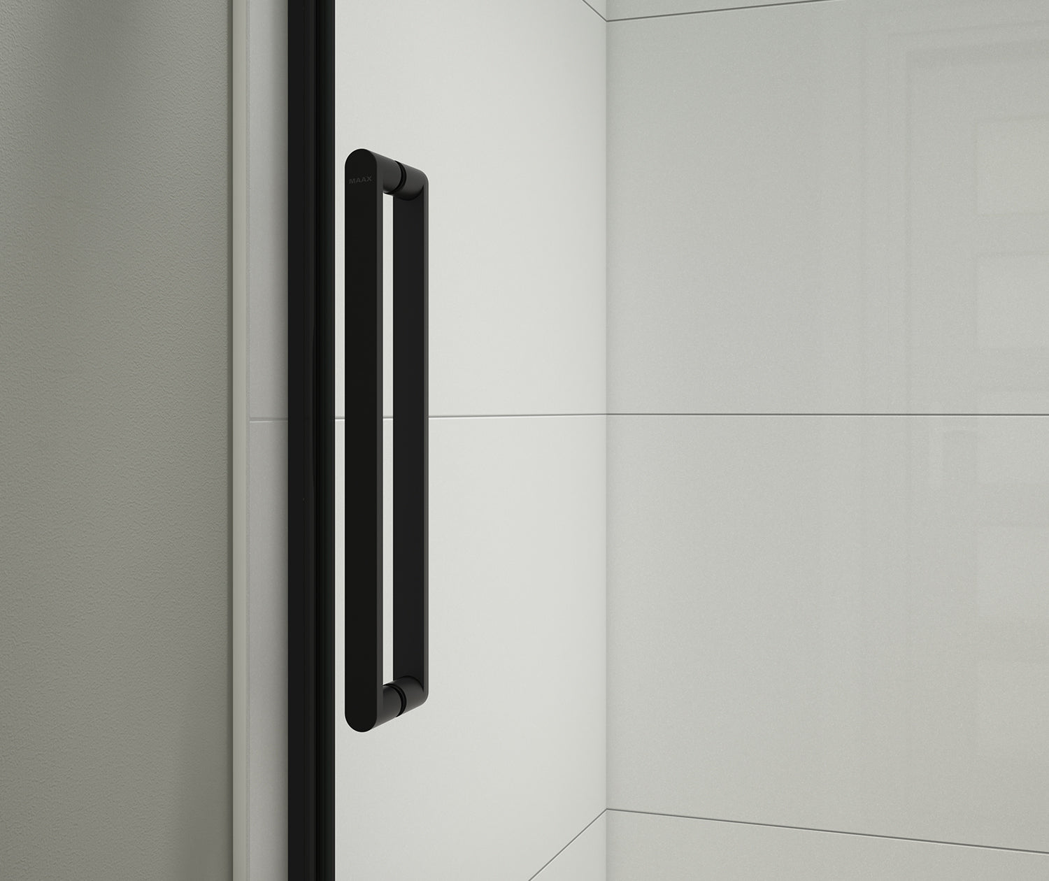 Halo Pro GS 56 ½-59 x 78 ¾ in. 8mm Sliding Shower Door for Alcove Installation with GlassShield® glass in Matte Black - Plumbing Market